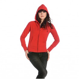 Blank Zipper Hooded full zip /women Blank Bella 280 GSM Hoodie